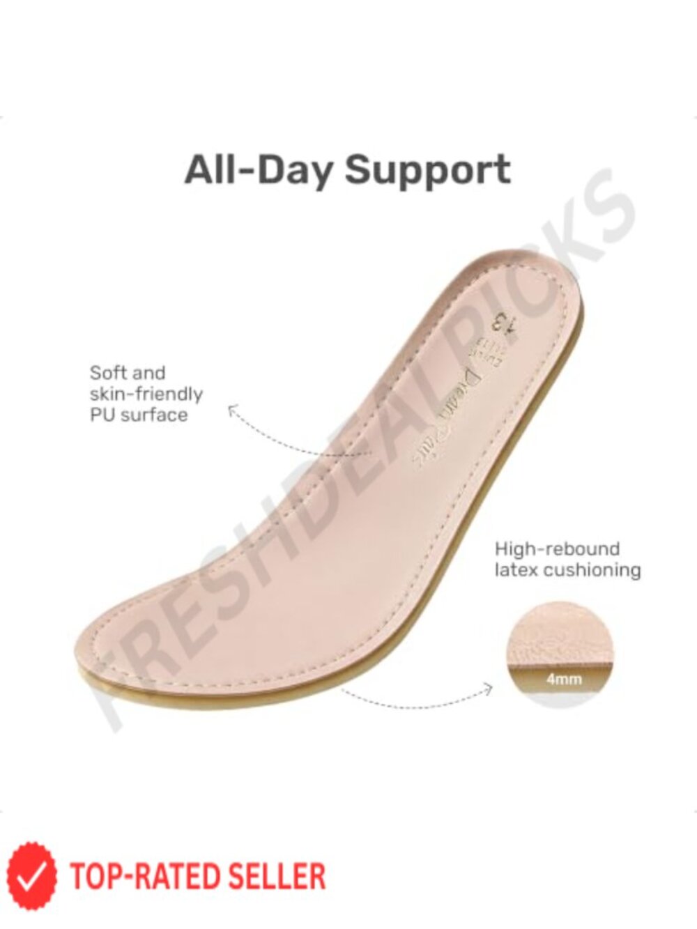 Girls Ballet Flats Dress Shoes PU Insole TPR Outsole Round Toe - Picture 4 of 6
